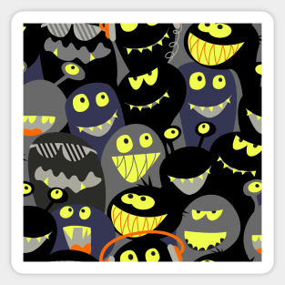 monster fun - dark Sticker